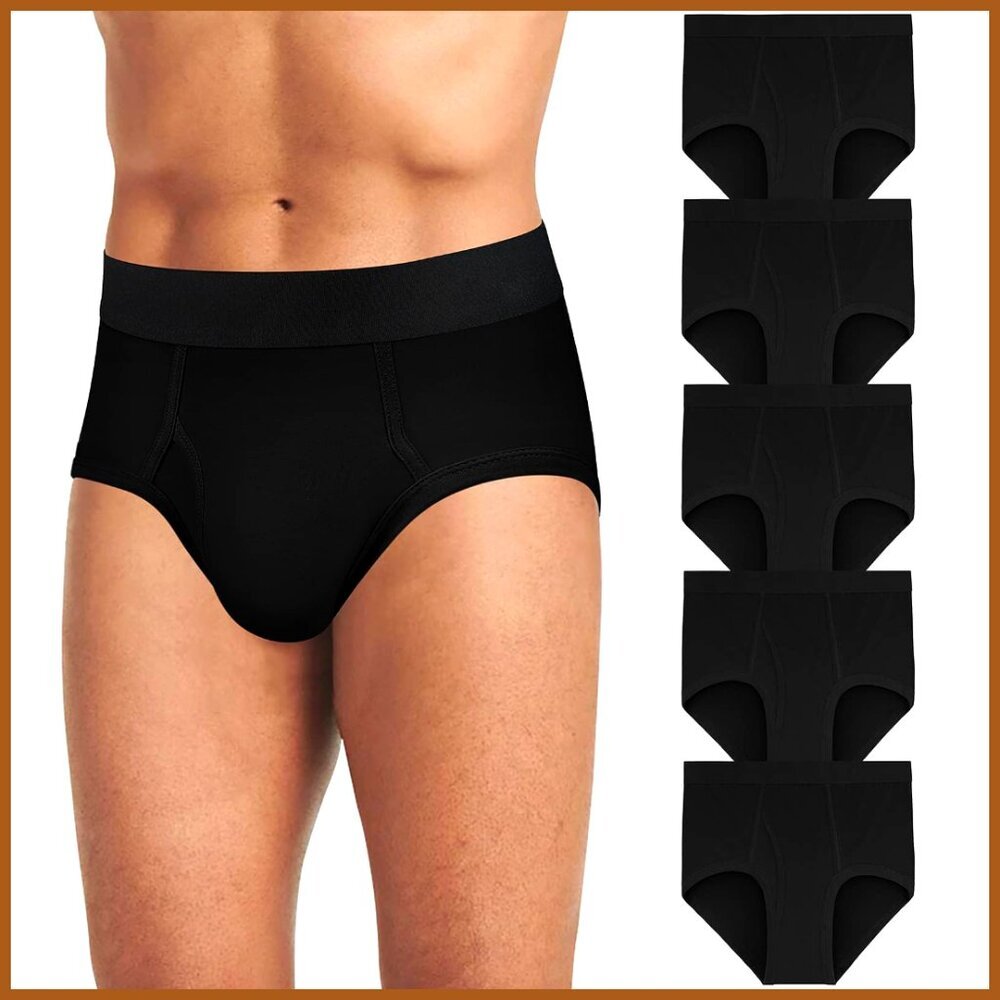 Cotton Brief Underwear for Men Pack with U-Pouch Design